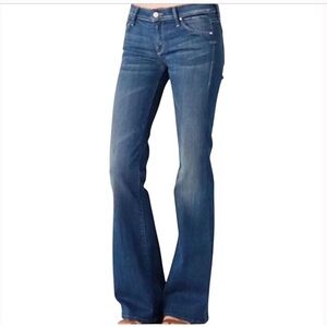 MOTHER Flare Jeans in Medium Blue Wash